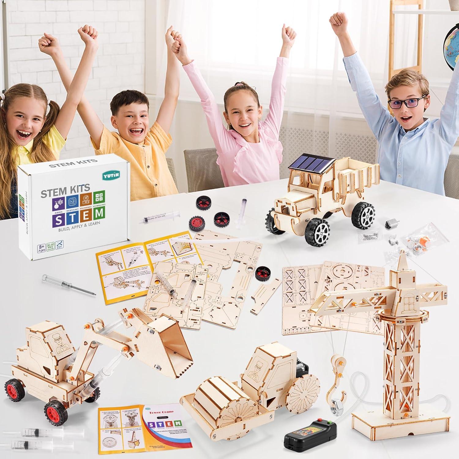 Kit de Construcción STEM YUTIN 4 en 1 para Niños 8-12 Años