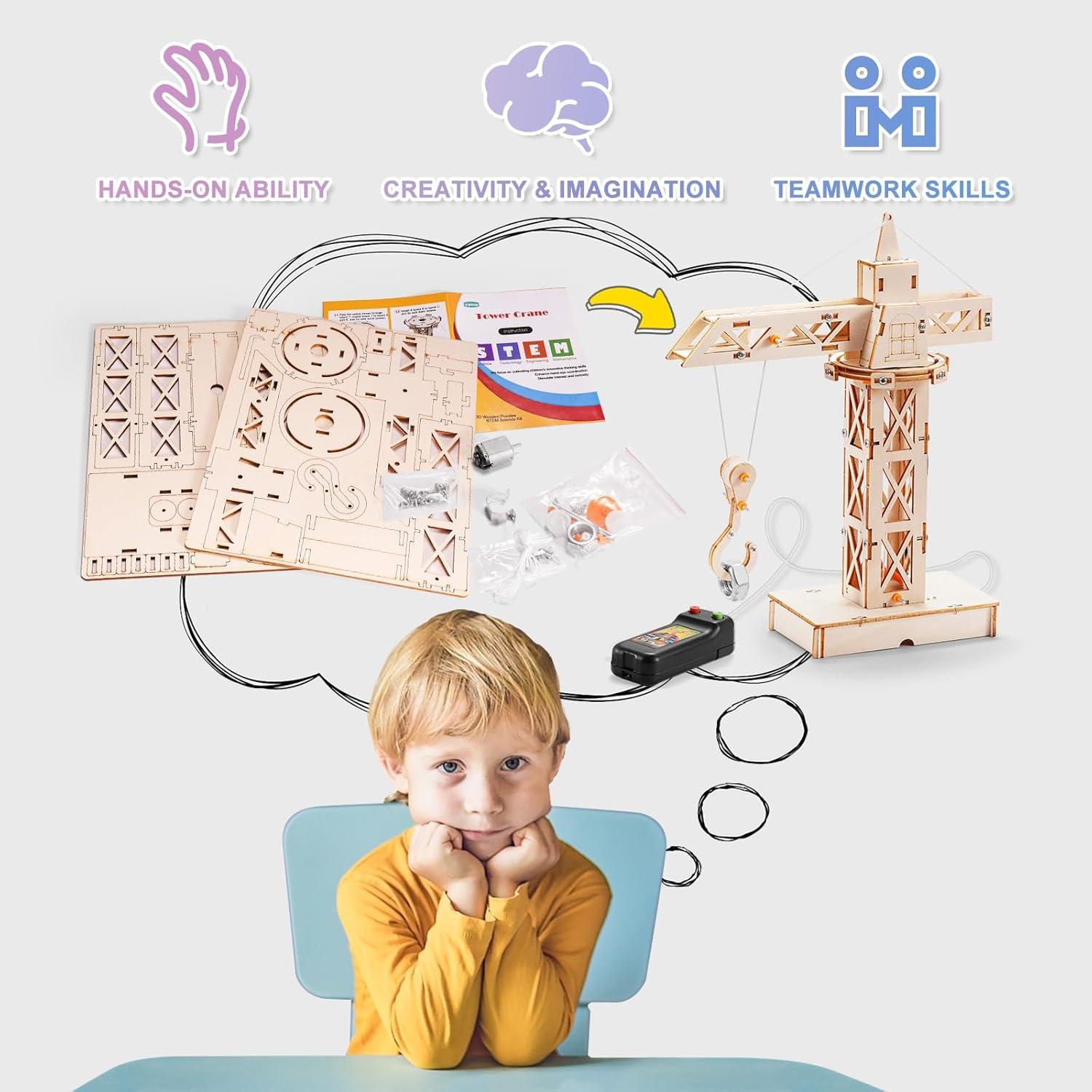 Kit de Construcción STEM YUTIN 4 en 1 para Niños 8-12 Años
