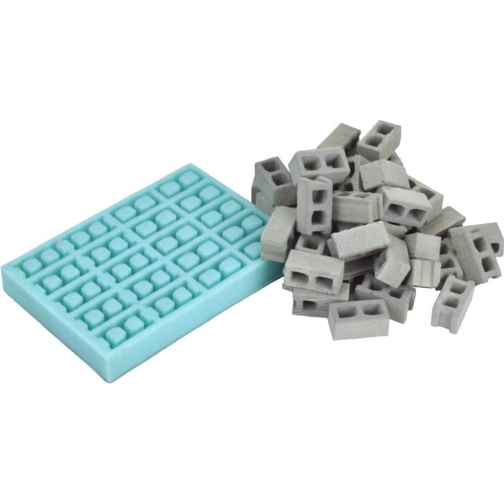 Molde de Bloque de Ceniza Miniatura Acacia Grove 1:24 Silicona