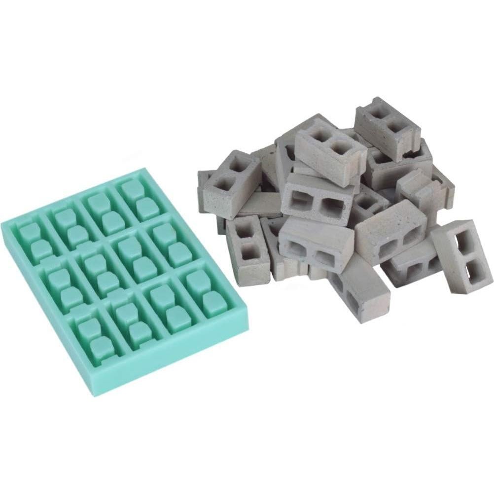Molde de Bloque de Ceniza Miniatura Acacia Grove 1:18 Silicona