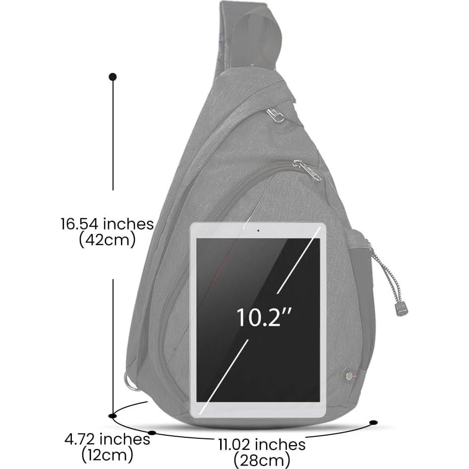 Bolsa Sling OutdoorMaster 12L Mochila Cruzada Unisex