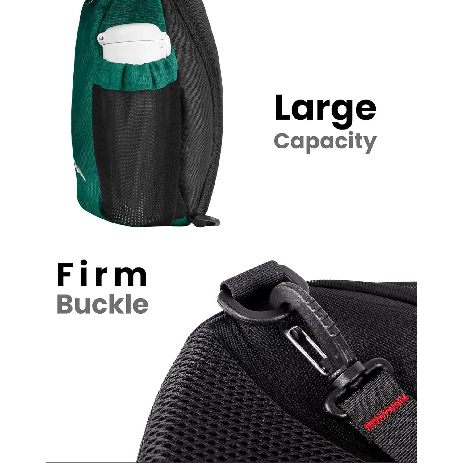 Bolsa Sling OutdoorMaster 12L Mochila Cruzada Unisex