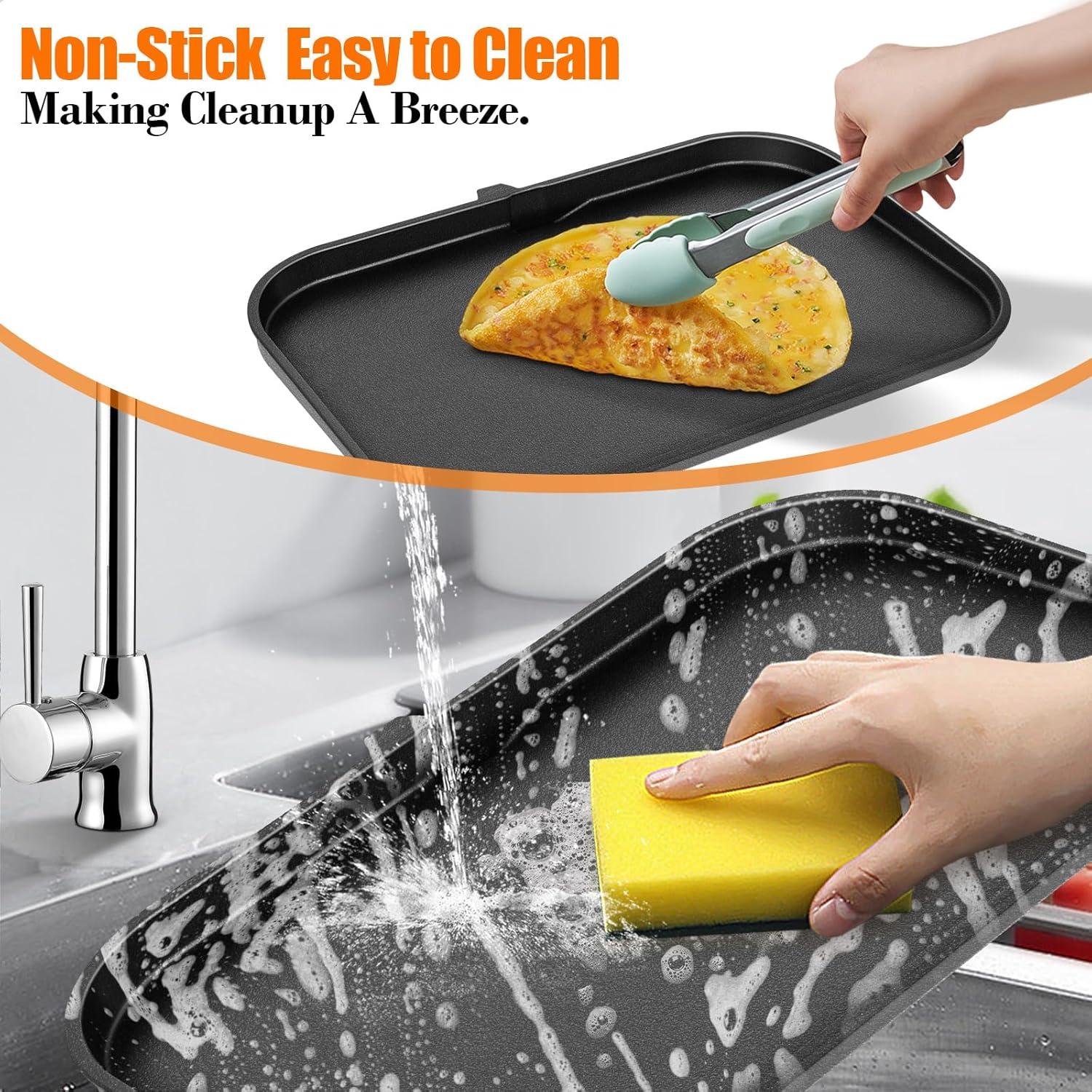 Placa de Parrilla Antiadherente Grill Force 17.8x12.3cm