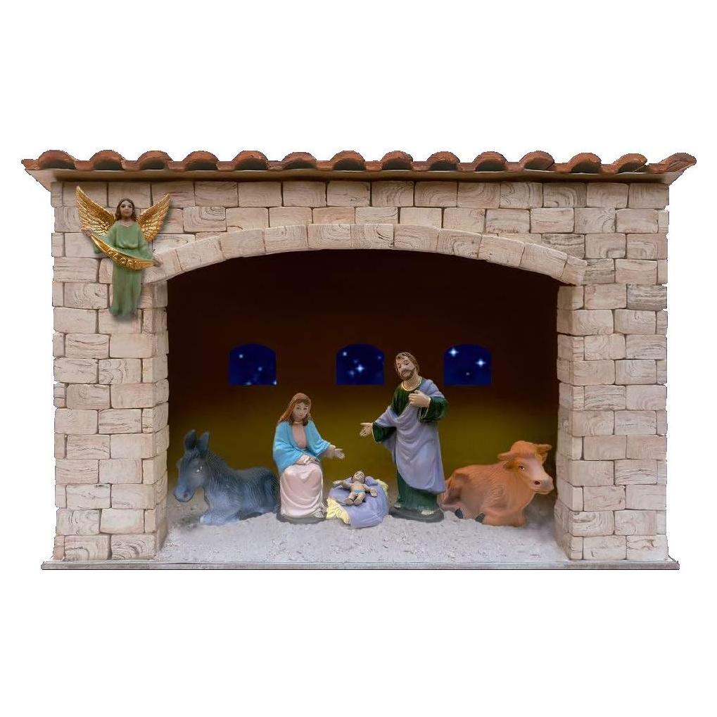 Set de Natividad Aedes Ars 600 Piezas 15x22 cm