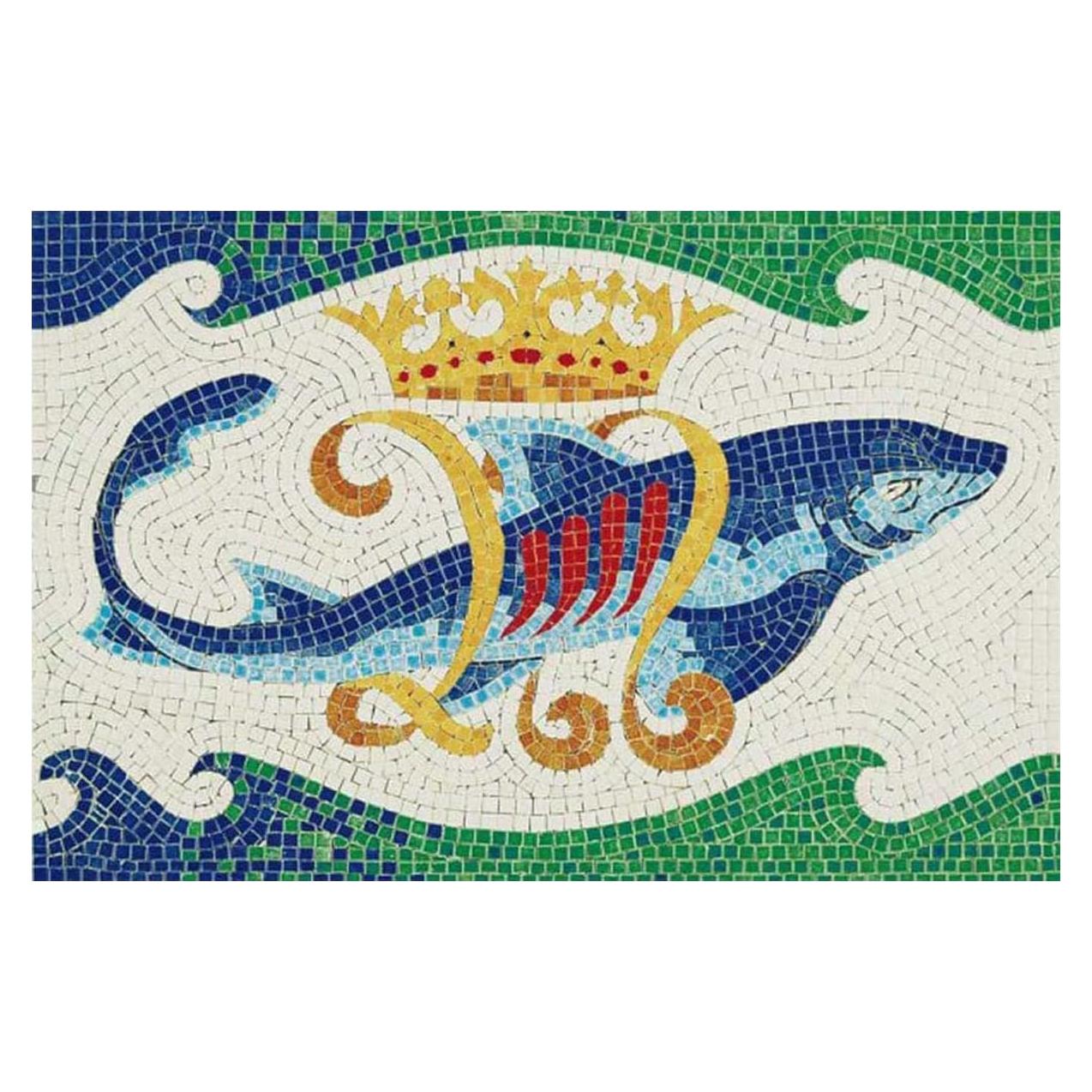 Kit de Mosaico Delfín Aedes Ars 3300 Piezas Cerámica