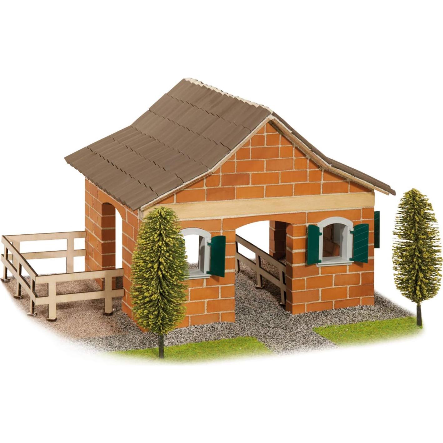 Juego de Construcción Teifoc Gran Caballo Establo 430 Piezas