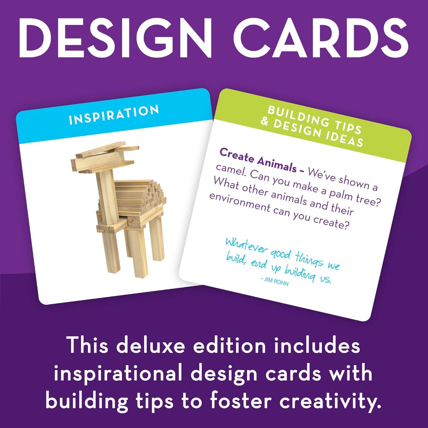 Juguete de Construcción STEM MindWare KEVA Brain Builders Deluxe 75 Tablas