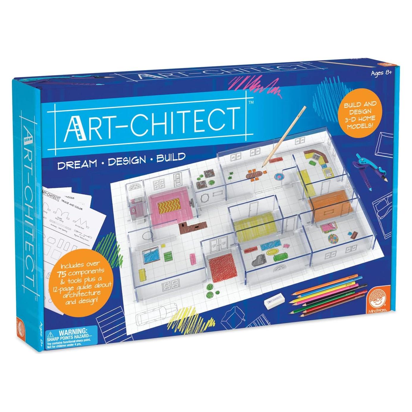Kit de Diseño Arquitectónico MindWare Art-chitect 3D para Niños