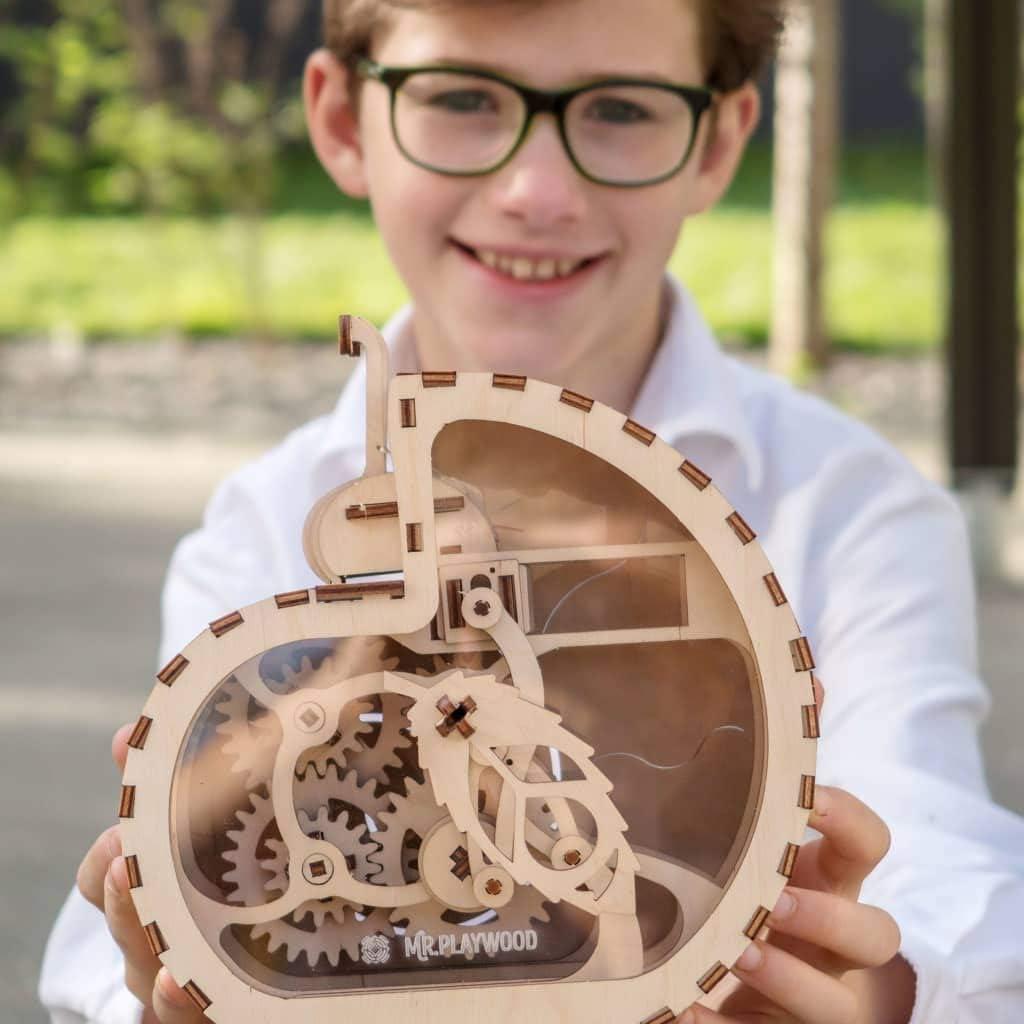 Modelo Mecánico Caracol de Madera Wise Elk 83 Piezas