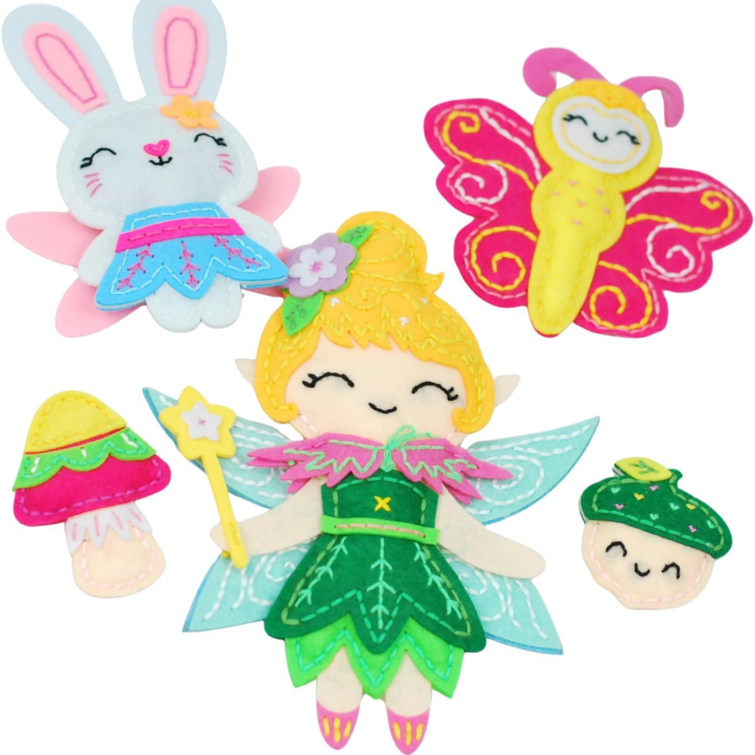 Kit de Costura DIY Wise Elk APLI Hada - 6 Mini Juguetes