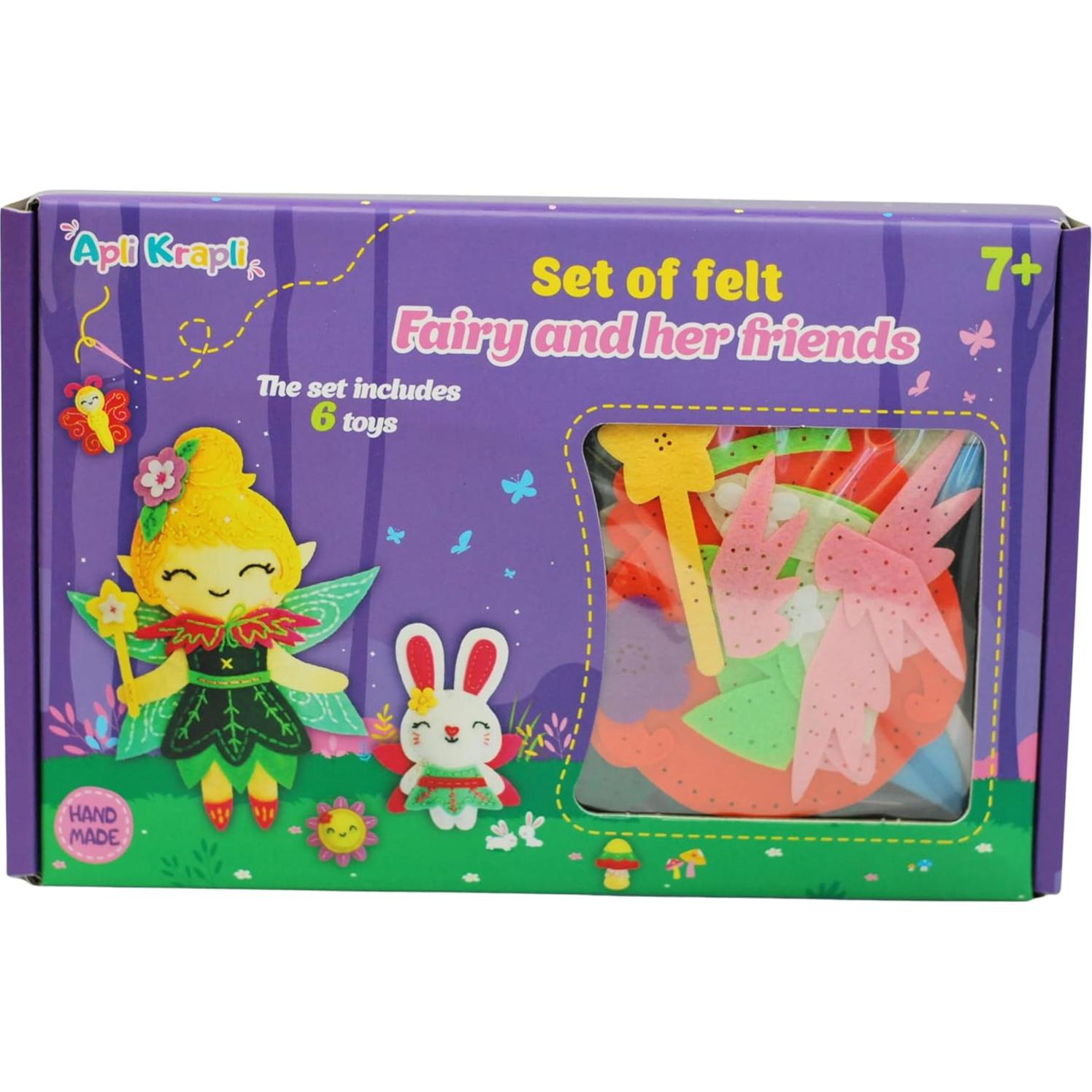 Kit de Costura DIY Wise Elk APLI Hada - 6 Mini Juguetes