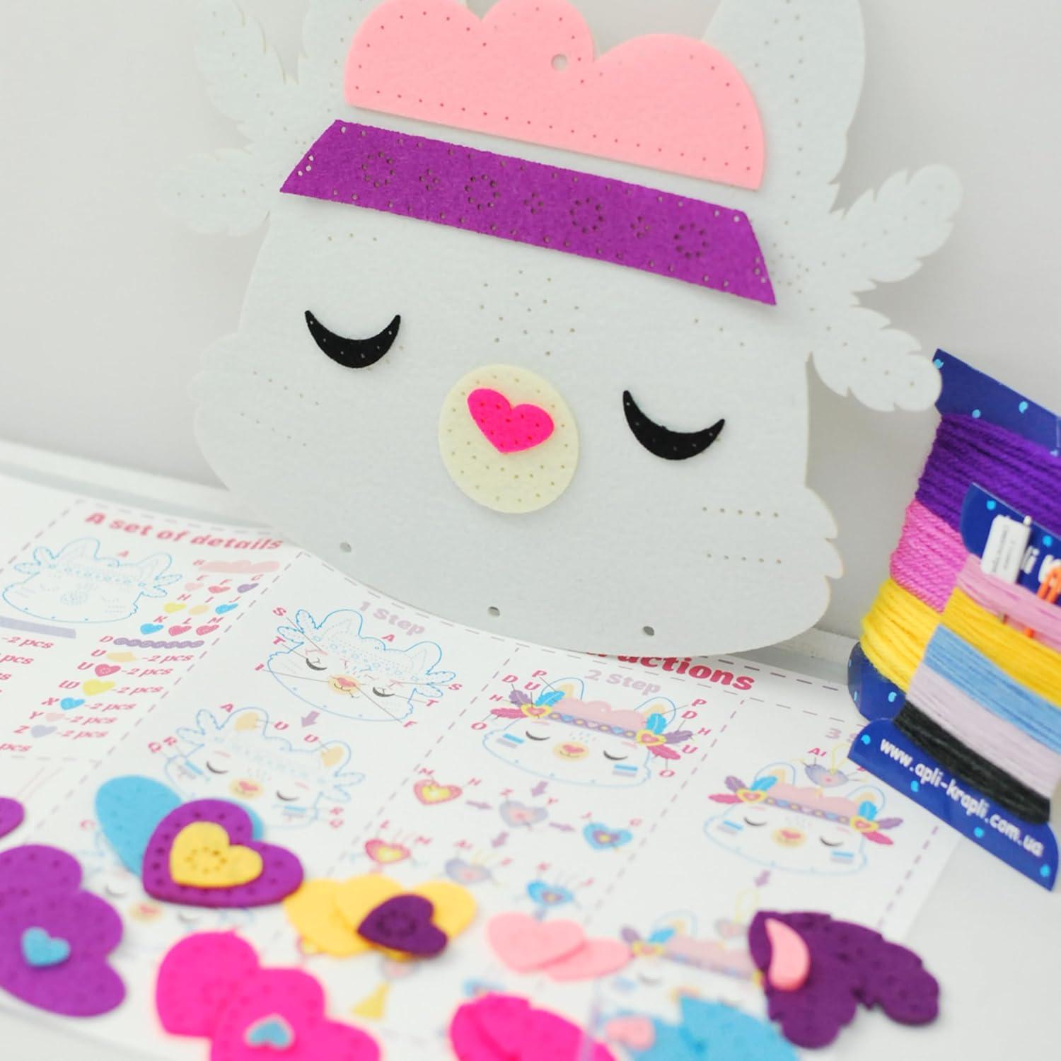 Kit de Banner de Pared Wise Elk APLI Koala para Coser DIY