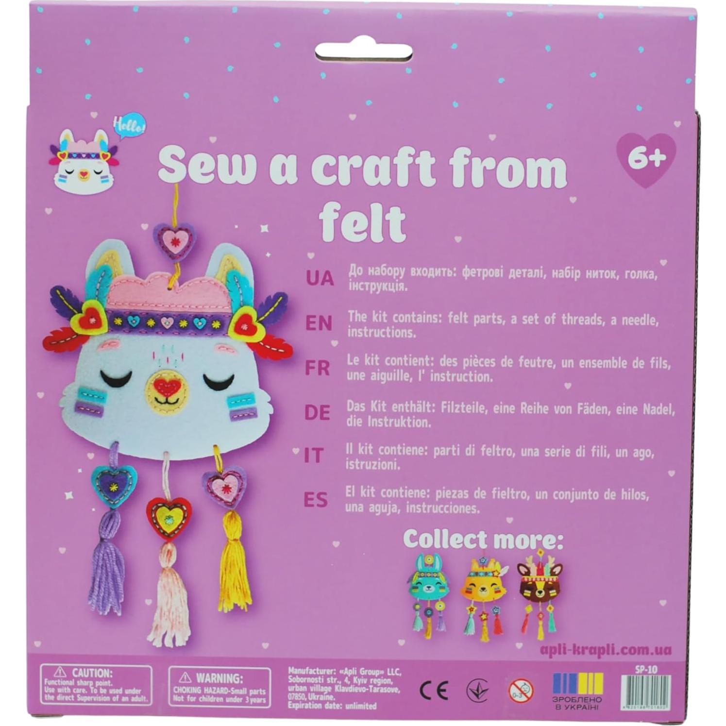 Kit de Banner de Pared Wise Elk APLI Koala para Coser DIY