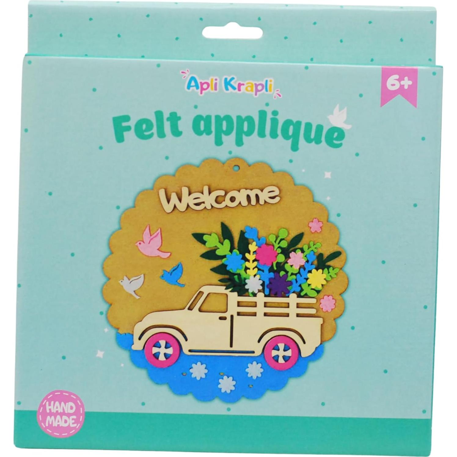 Kit de Manualidades APLI Krapli Bienvenida - Base Redonda 22 cm