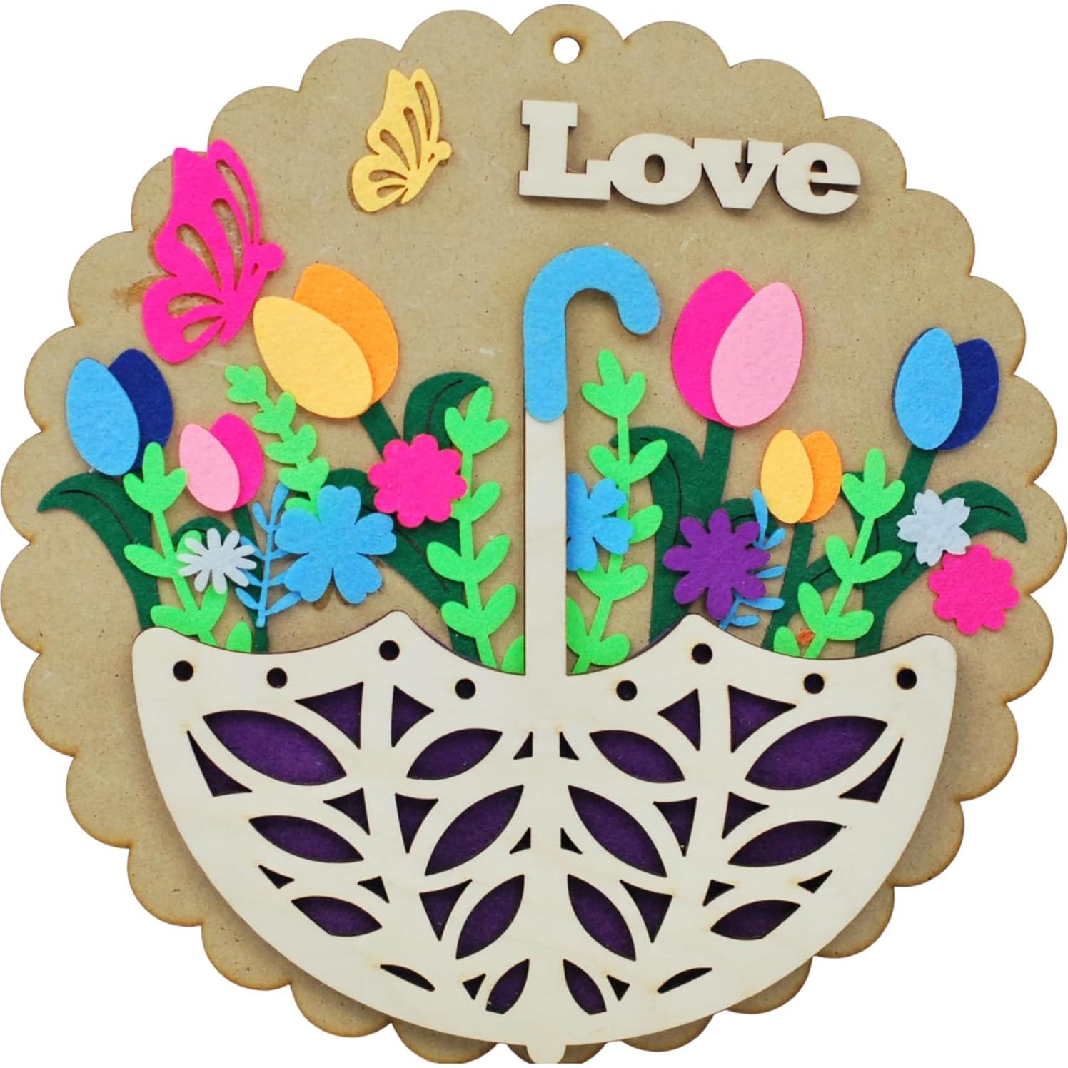 Kit de Manualidades Wise Elk APLI Krapli Amor 22 cm para Niños