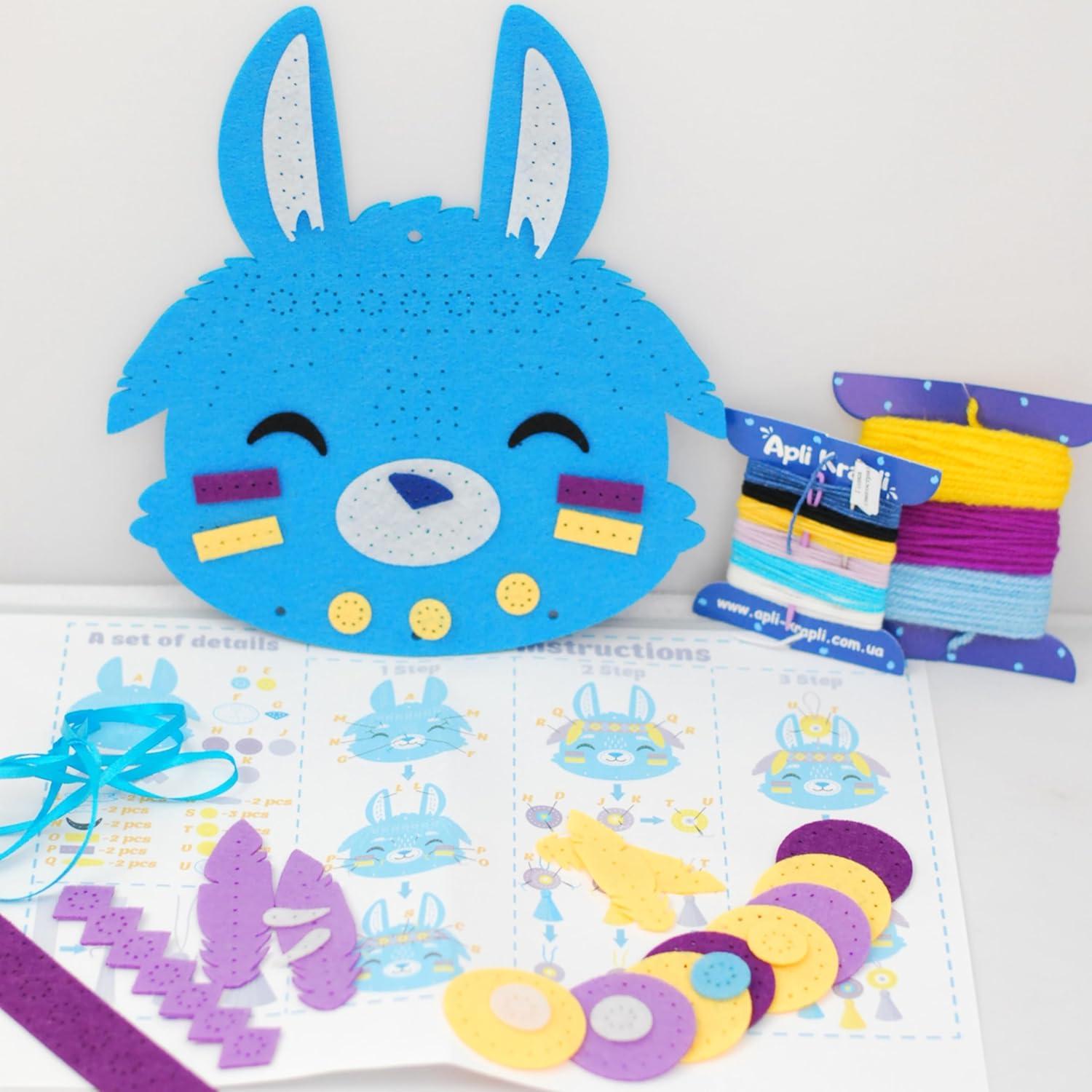 Kit de Banner de Pared Wise Elk APLI Koala para Coser DIY