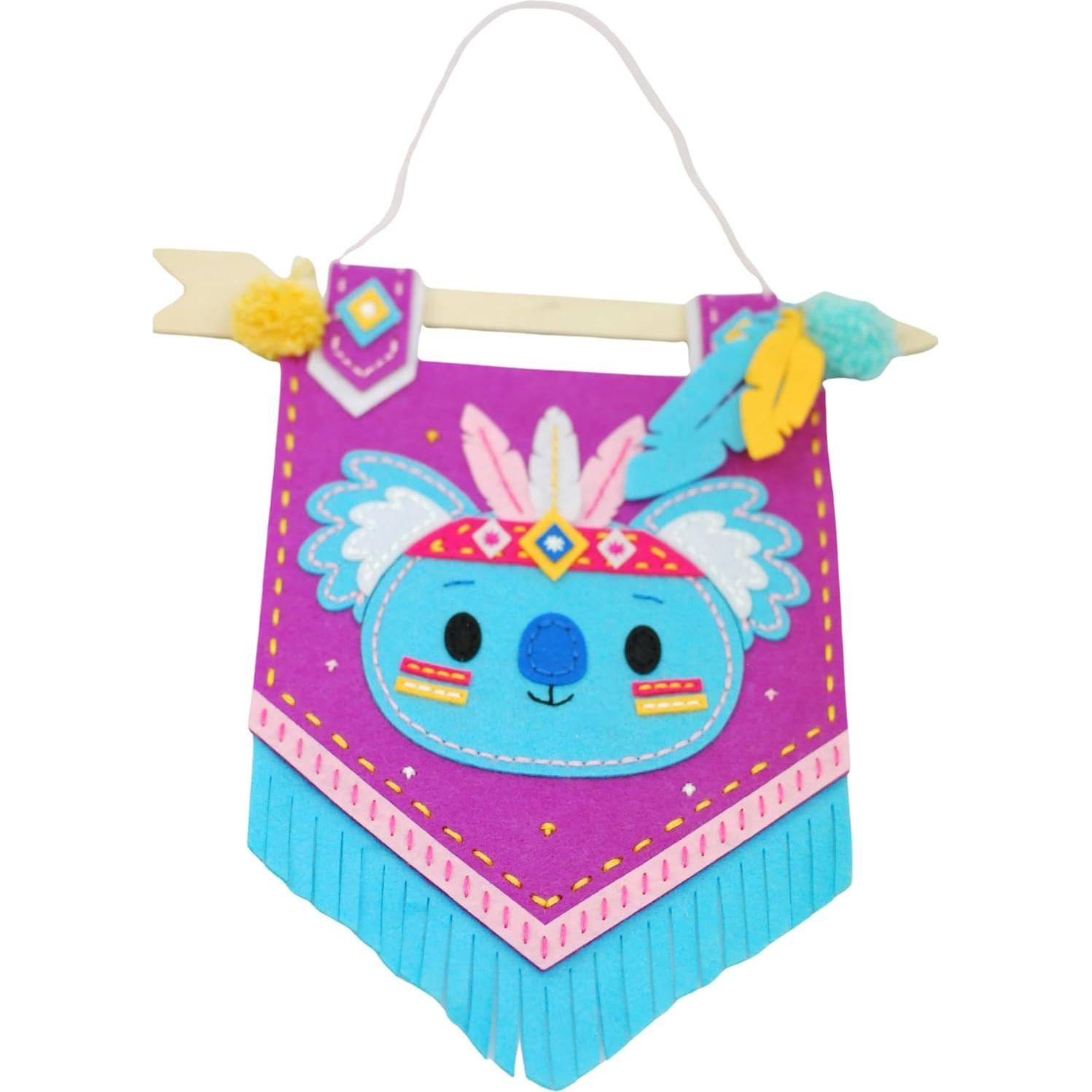 Kit de Banner de Pared Wise Elk APLI Koala para Coser DIY