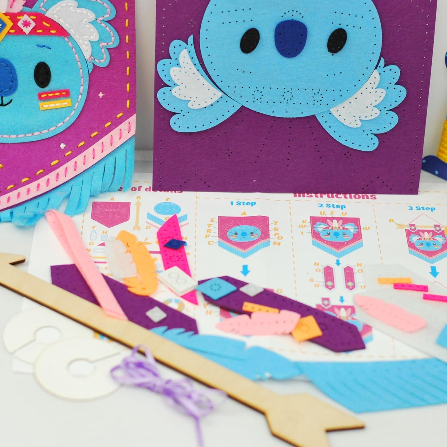 Kit de Banner de Pared Wise Elk APLI Koala para Coser DIY