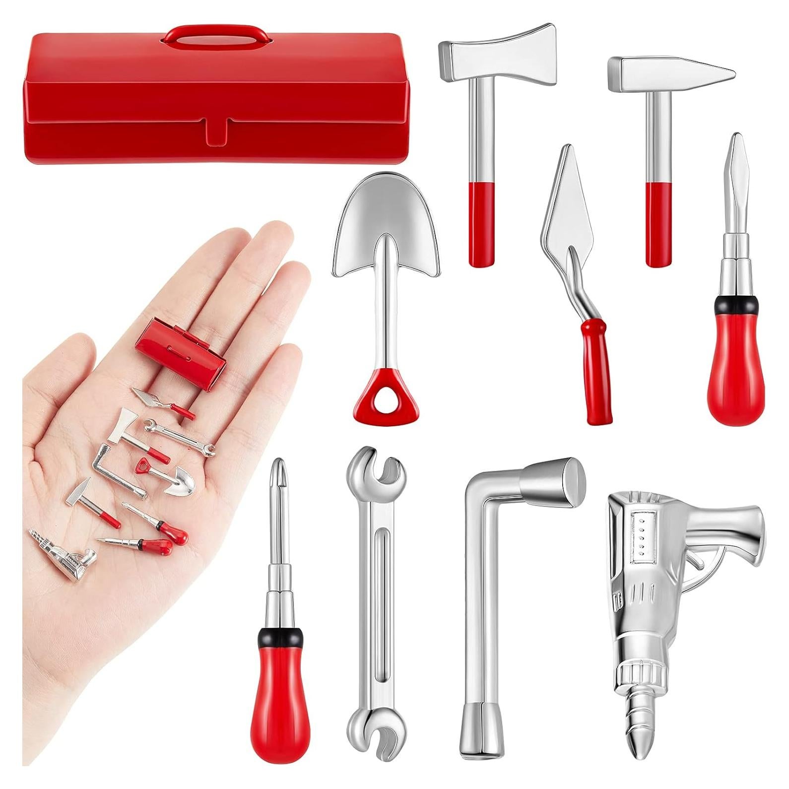 Set de Herramientas Miniatura Sumind para Casa de Muñecas 10 Piezas