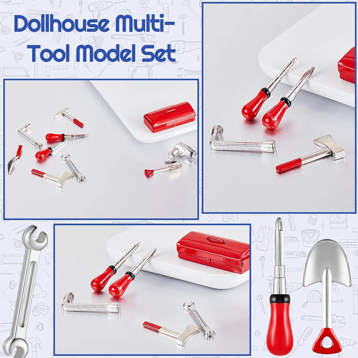 Set de Herramientas Miniatura Sumind para Casa de Muñecas 10 Piezas