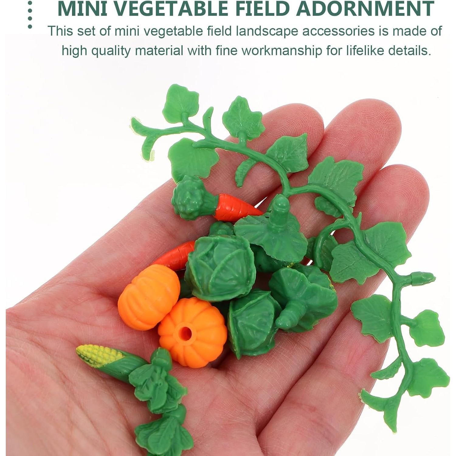 Miniatura Casa de Muñecas Granja IMIKEYA con Verduras y Herramientas