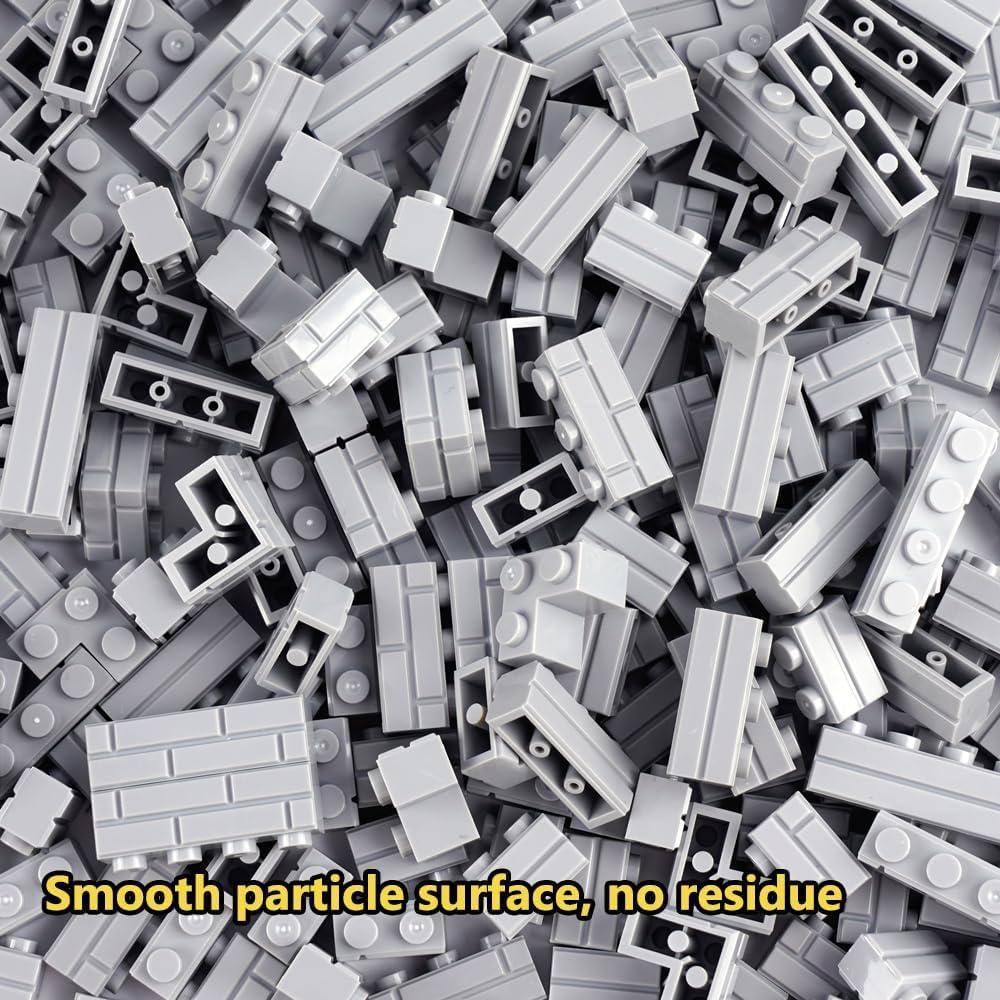 Ladrillos de Pared Clásicos WSRYLTCH 340 Piezas Gris Claro