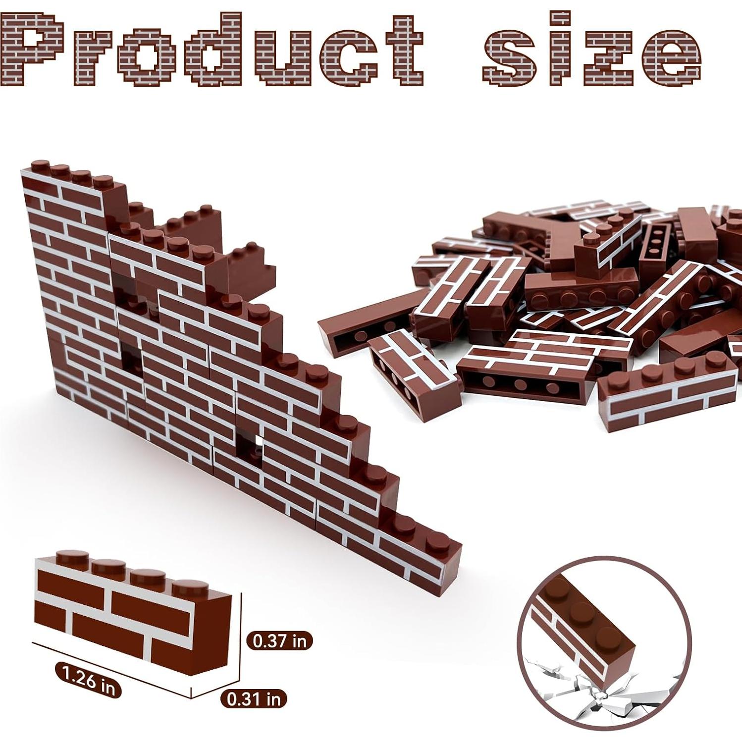 200 Ladrillos Clásicos para Construcción de Pared TZBTSTEAM