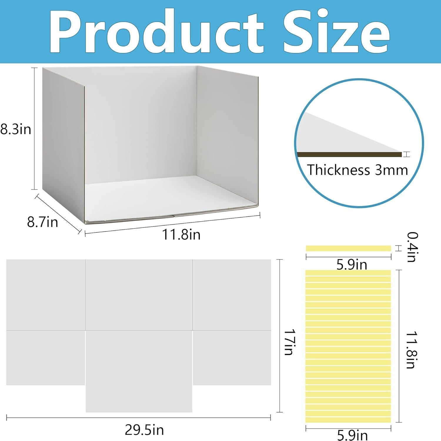 Kit de Diorama de Cartón Codree 4 Pcs 30x22x21 cm