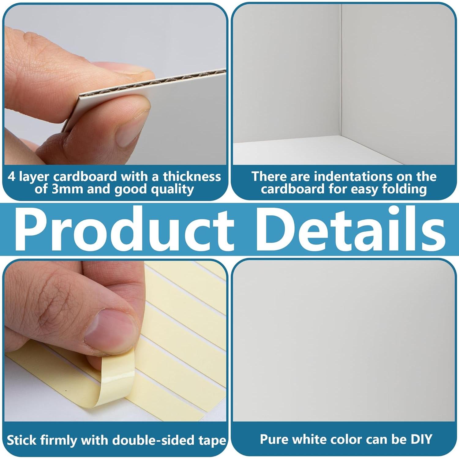 Kit de Diorama de Cartón Codree 4 Pcs 30x22x21 cm