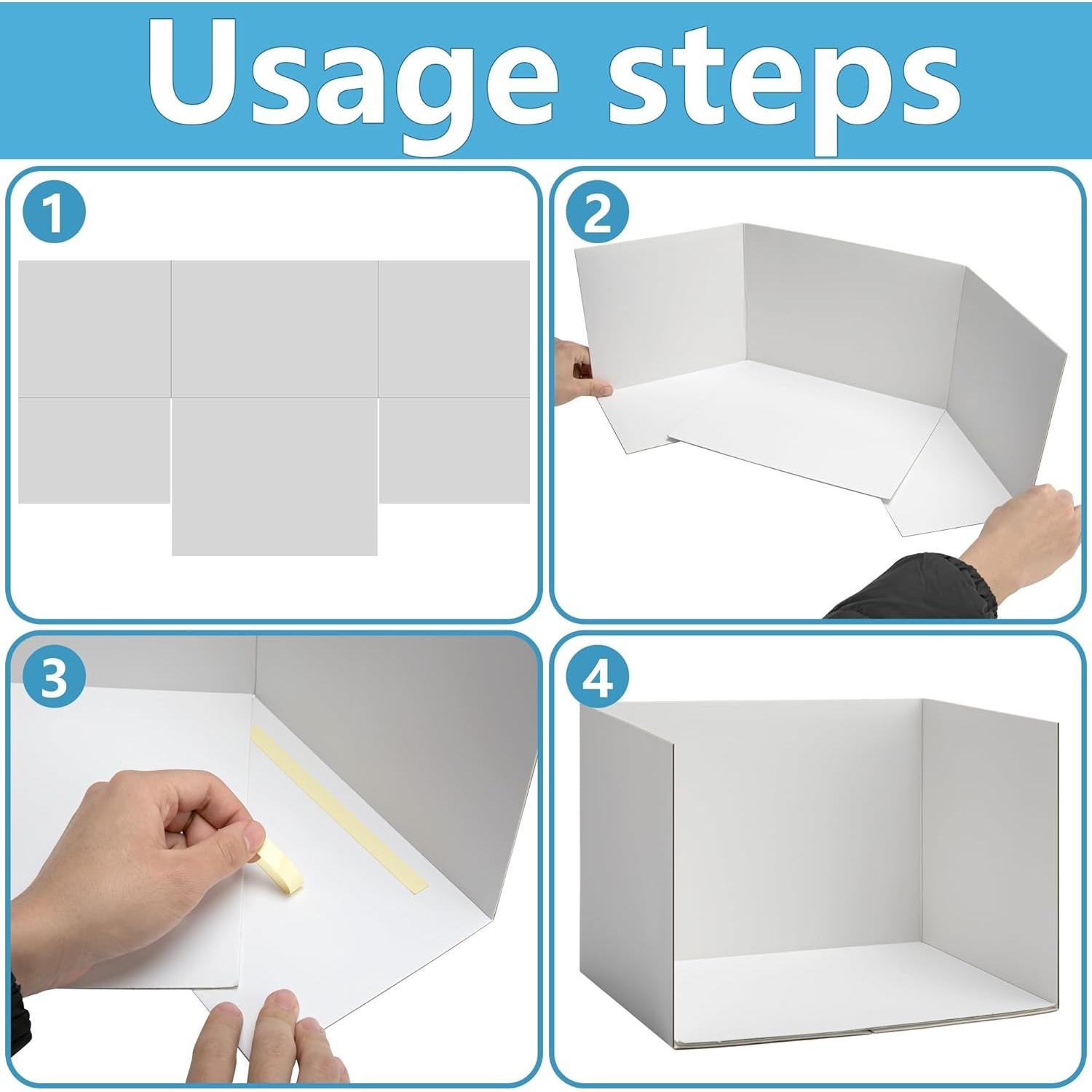 Kit de Diorama de Cartón Codree 4 Pcs 30x22x21 cm