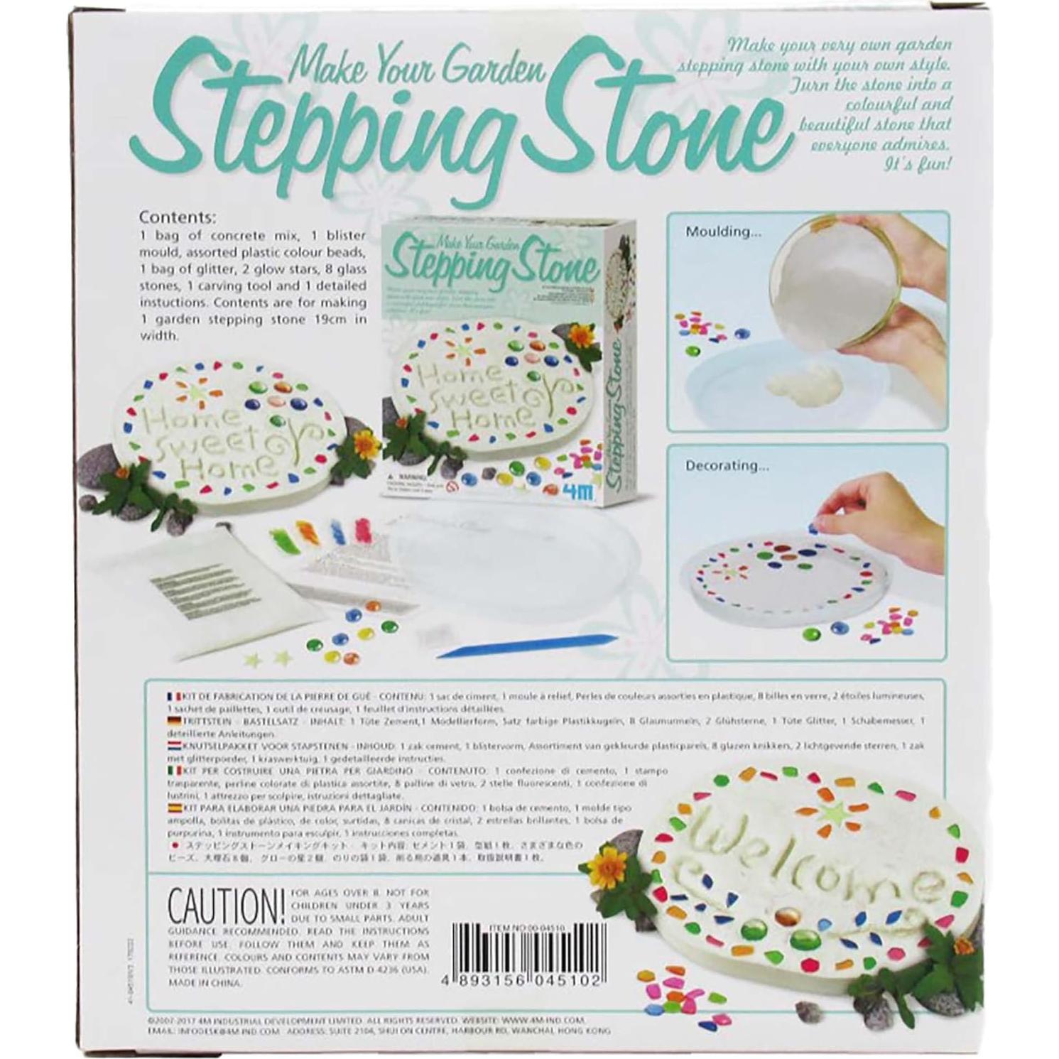 Kit de Manualidades 4M para Hacer Piedras de Jardín - Ecológico