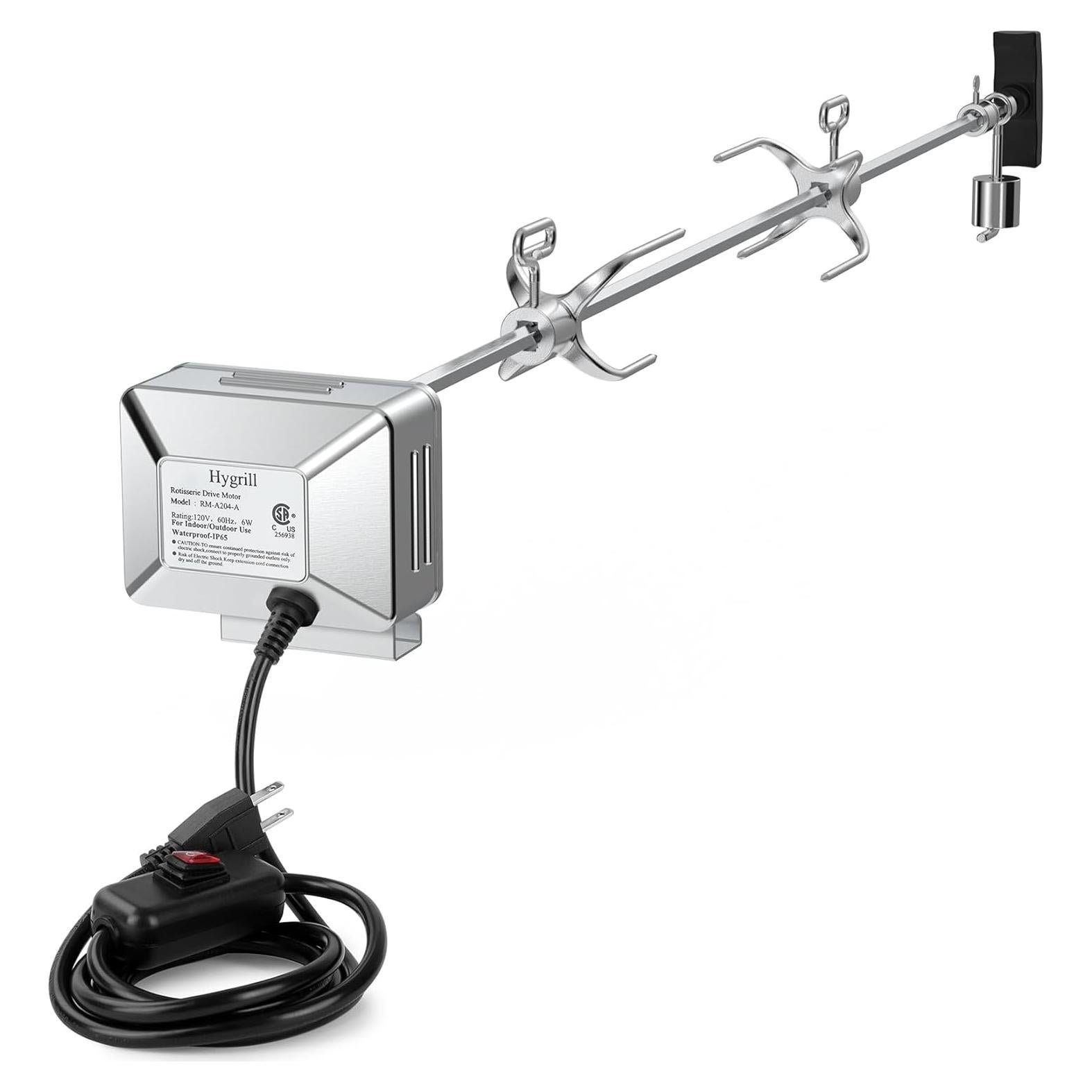 Kit Rotisserie Hygrill para Parrillas de 5 Quemadores