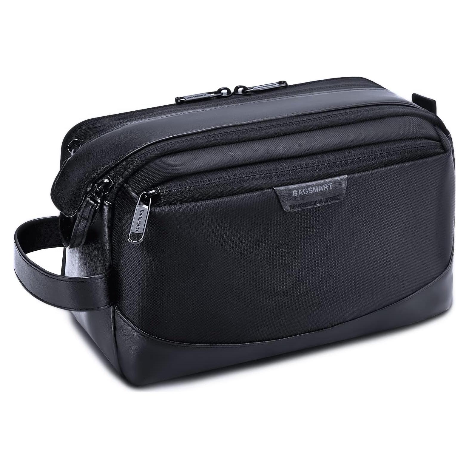 Neceser BAGSMART para Hombres Grande Resistente al Agua - Negro