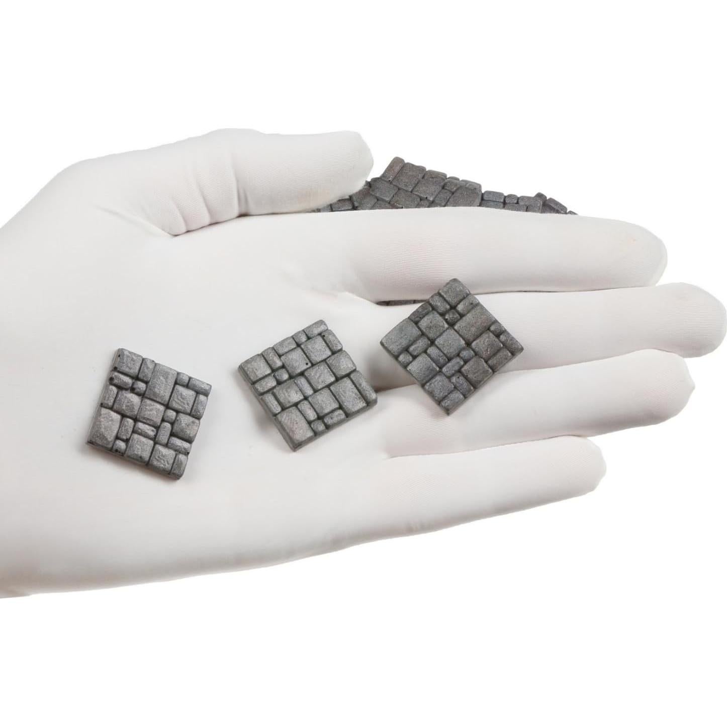 Pavimento Miniatura REDUCIO! 50 Azulejos 1:12 para Dioramas