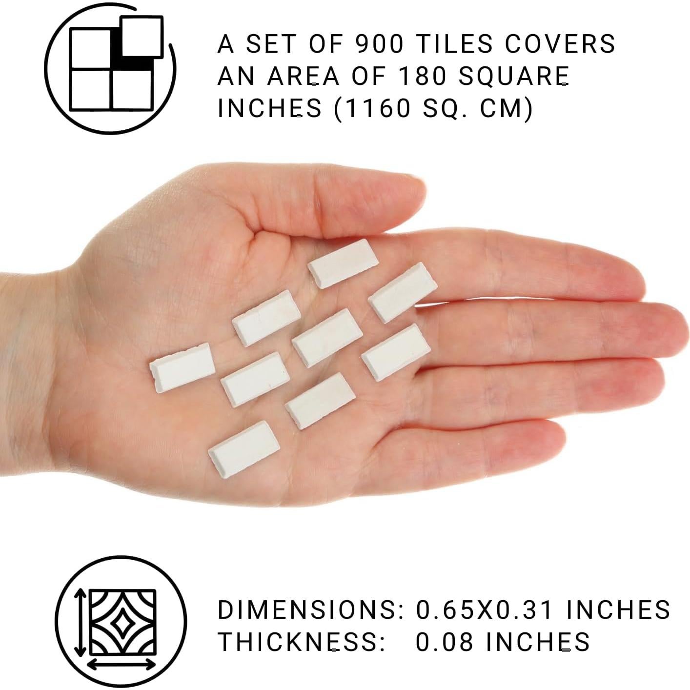 900 Azulejos Miniatura de Metro REDUCIO! para Manualidades