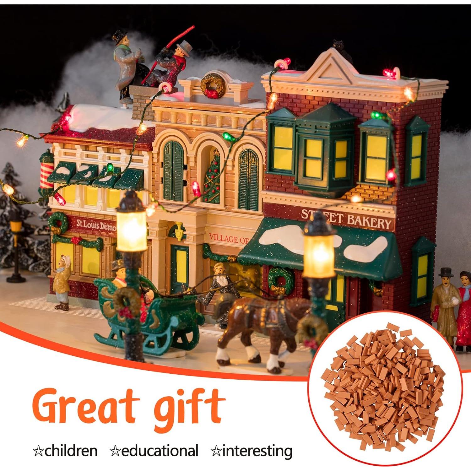 Civaner 200 Pcs Ladrillos Miniatura para Modelos 1:35