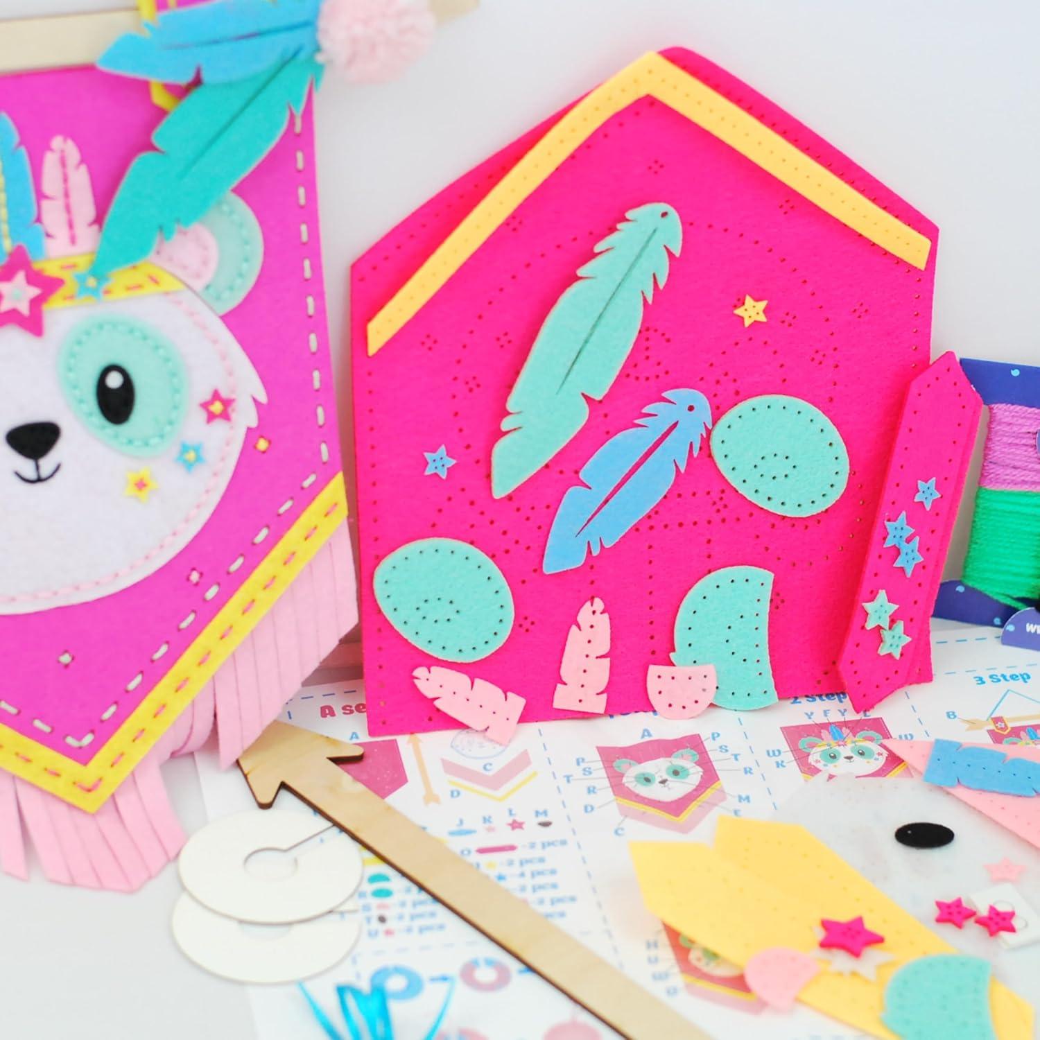 Kit de Costura DIY APLI Krapli Panda - Manualidad para Niños