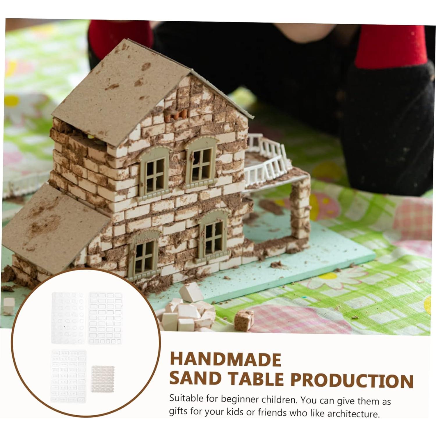 Kit de Moldes de Ladrillos en Miniatura EXCEART 8 Piezas