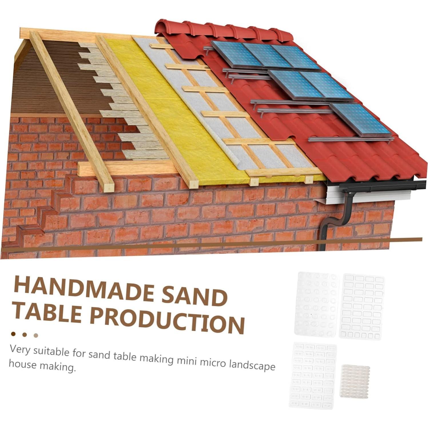 Kit de Moldes de Ladrillos en Miniatura EXCEART 8 Piezas