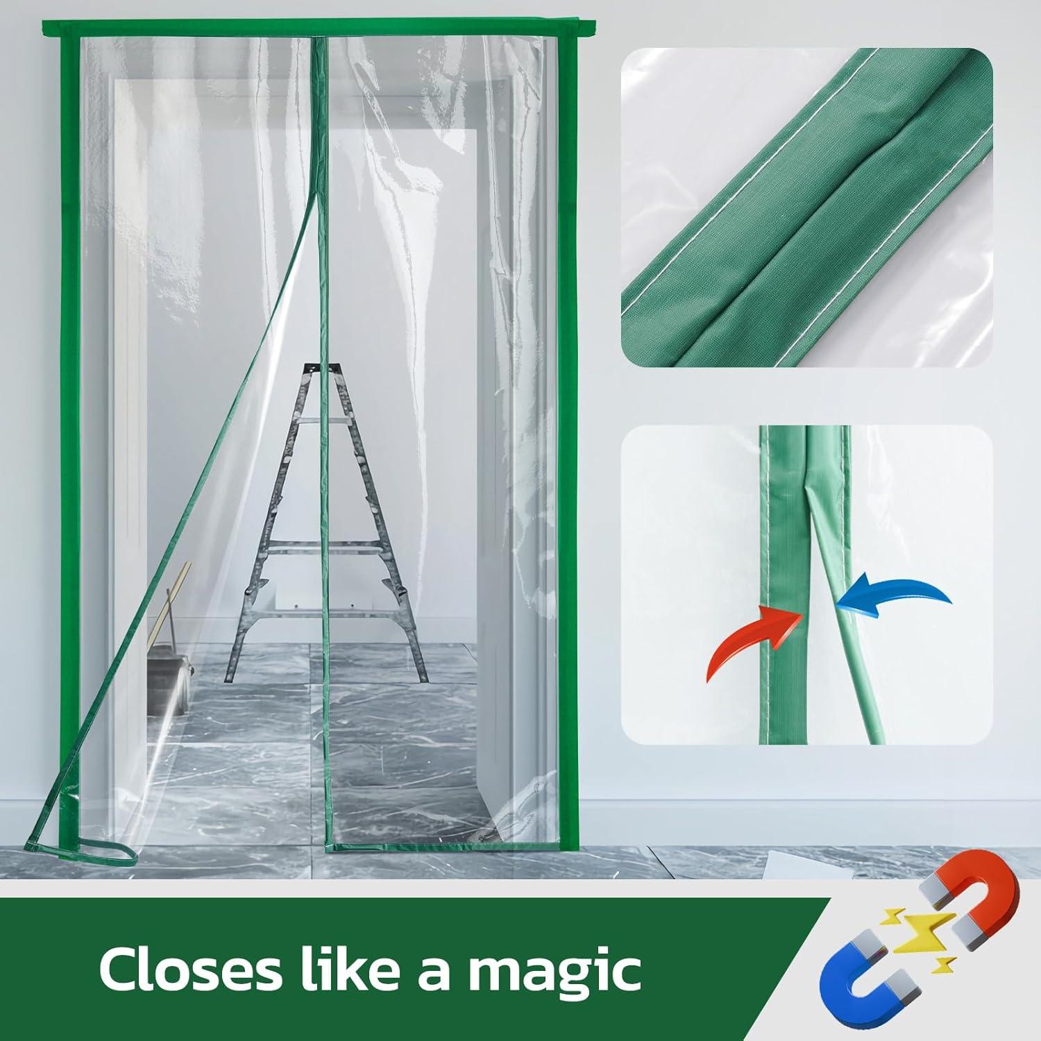 Kit de Puerta de Barrera de Polvo ELIGE POR VIDA 1.52x2.59m