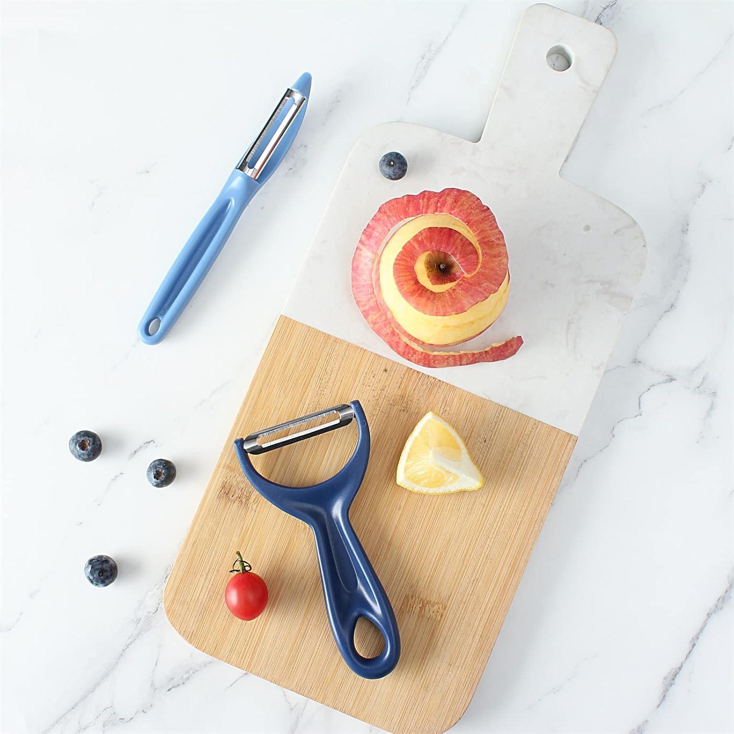 Juego de Peladores de Verduras Social Chef 2 Piezas Acero Inoxidable