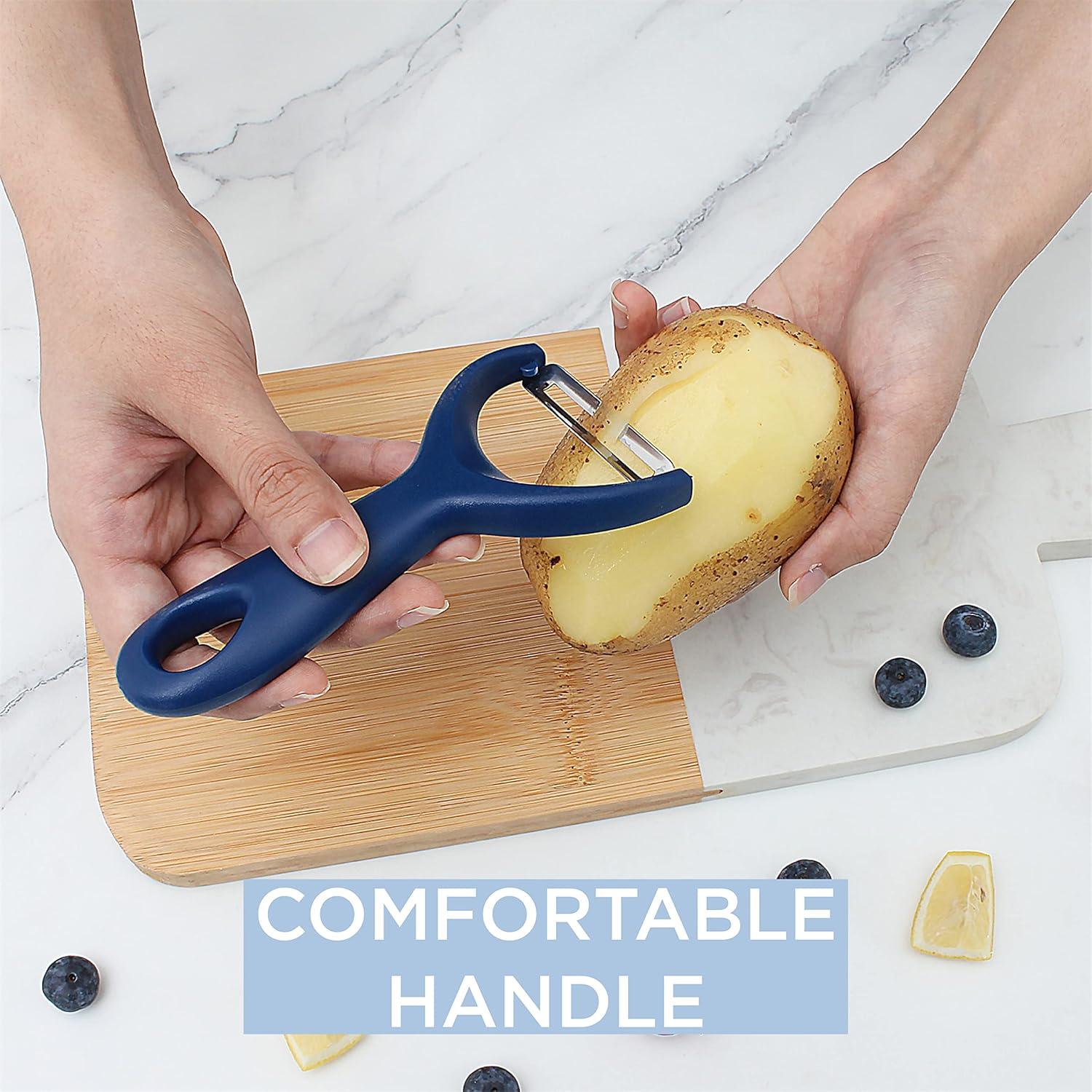 Juego de Peladores de Verduras Social Chef 2 Piezas Acero Inoxidable