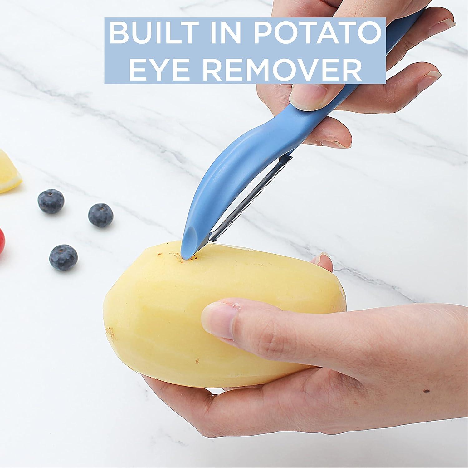 Juego de Peladores de Verduras Social Chef 2 Piezas Acero Inoxidable