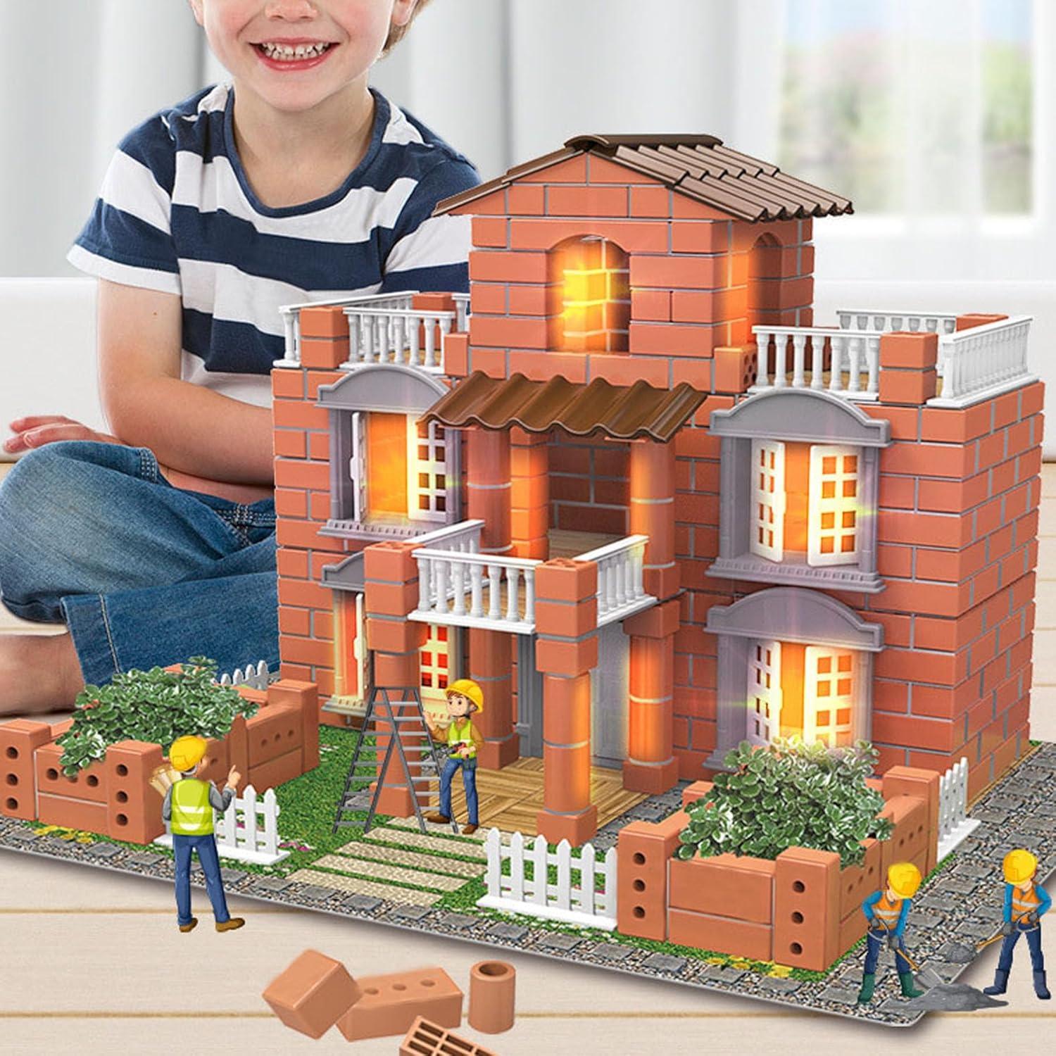 Cayway 120 Mini Ladrillos de Cerámica para Manualidades Rojo