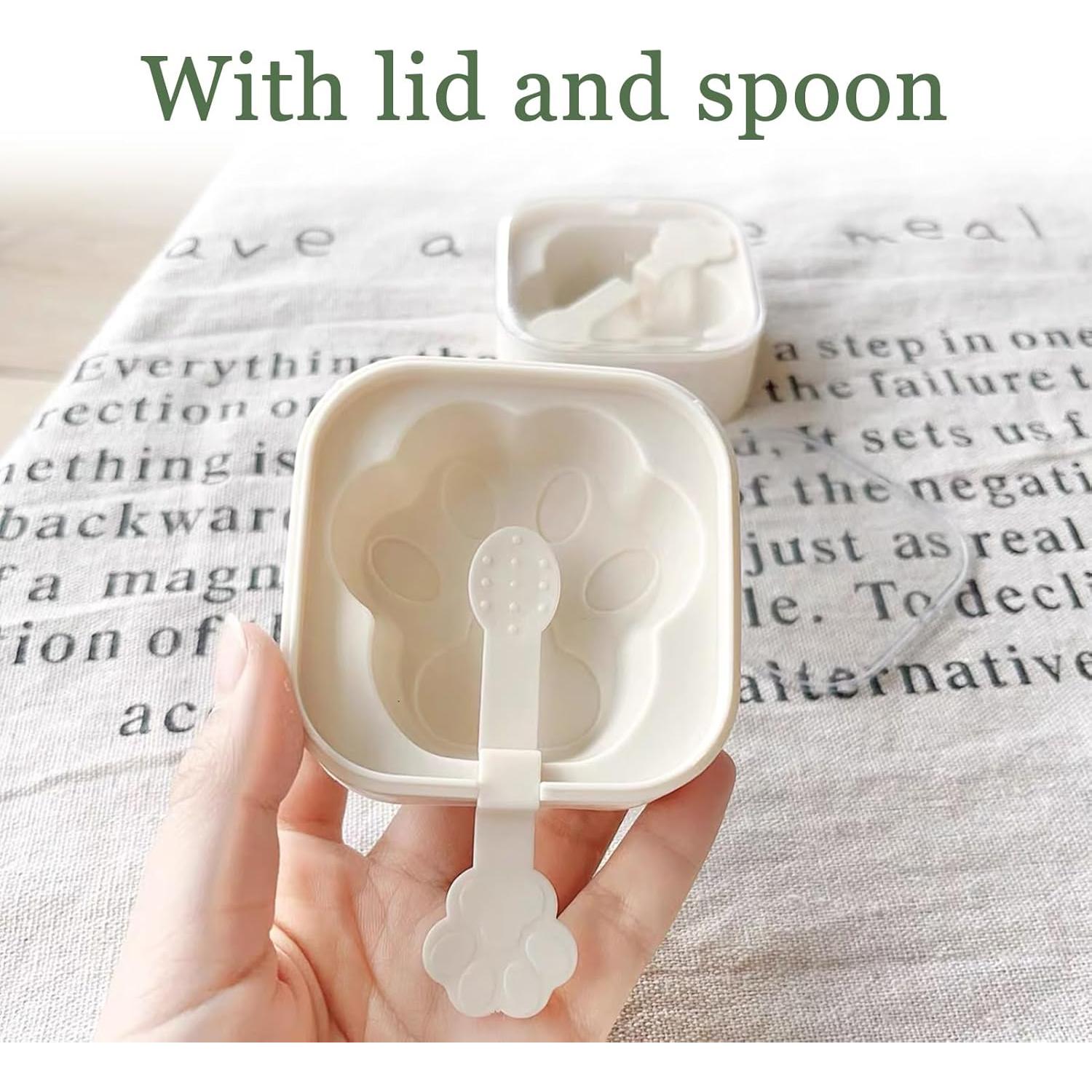 Molde de Helado MIUPOO de Silicona Reutilizable Set de 3