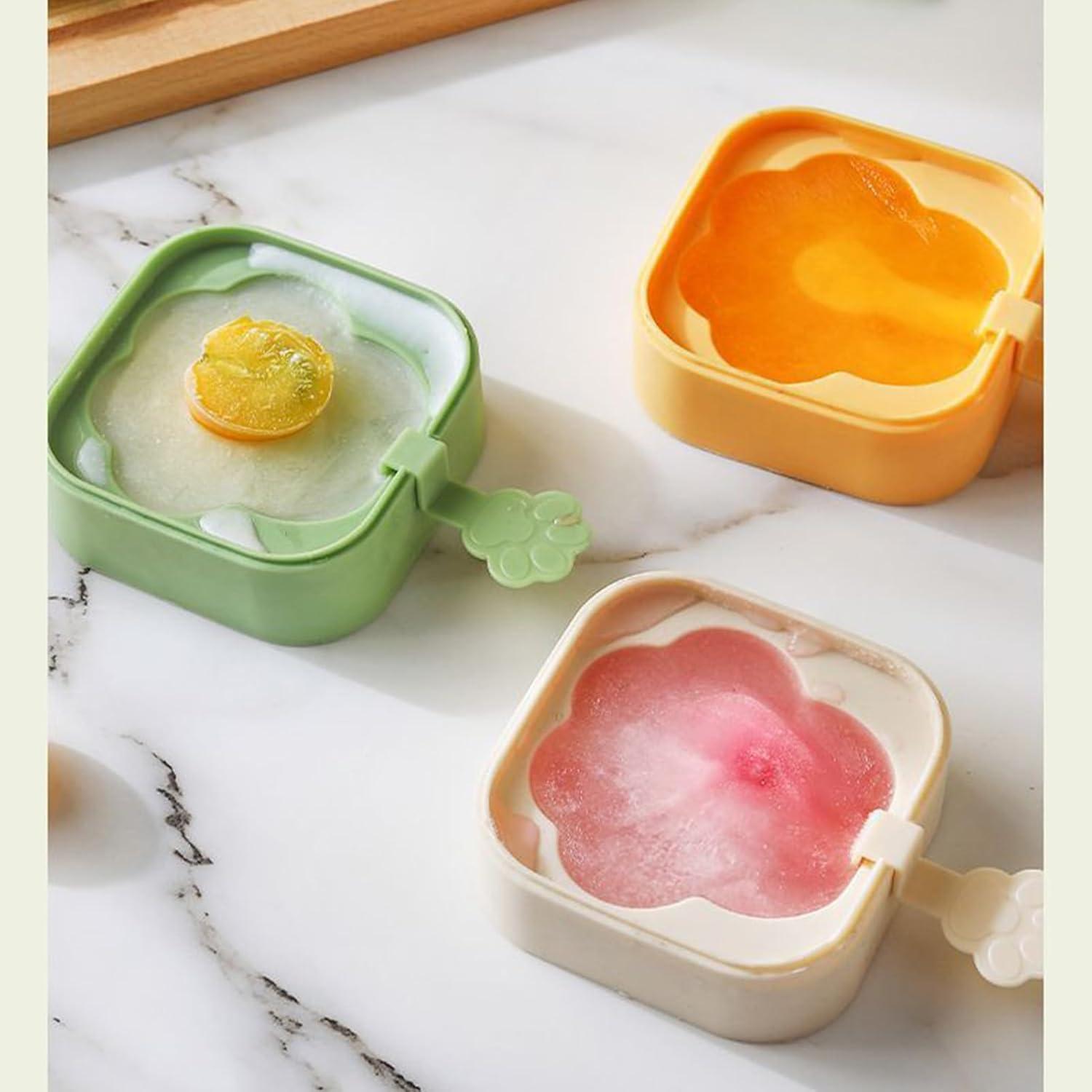 Molde de Helado MIUPOO de Silicona Reutilizable Set de 3