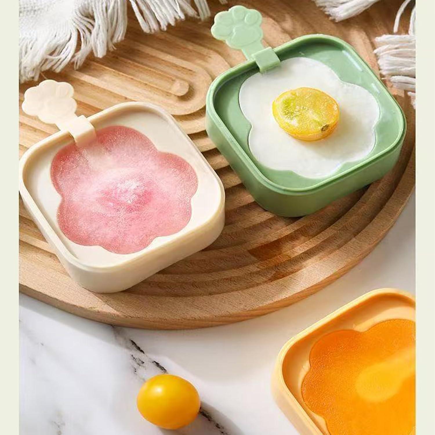 Molde de Helado MIUPOO de Silicona Reutilizable Set de 3