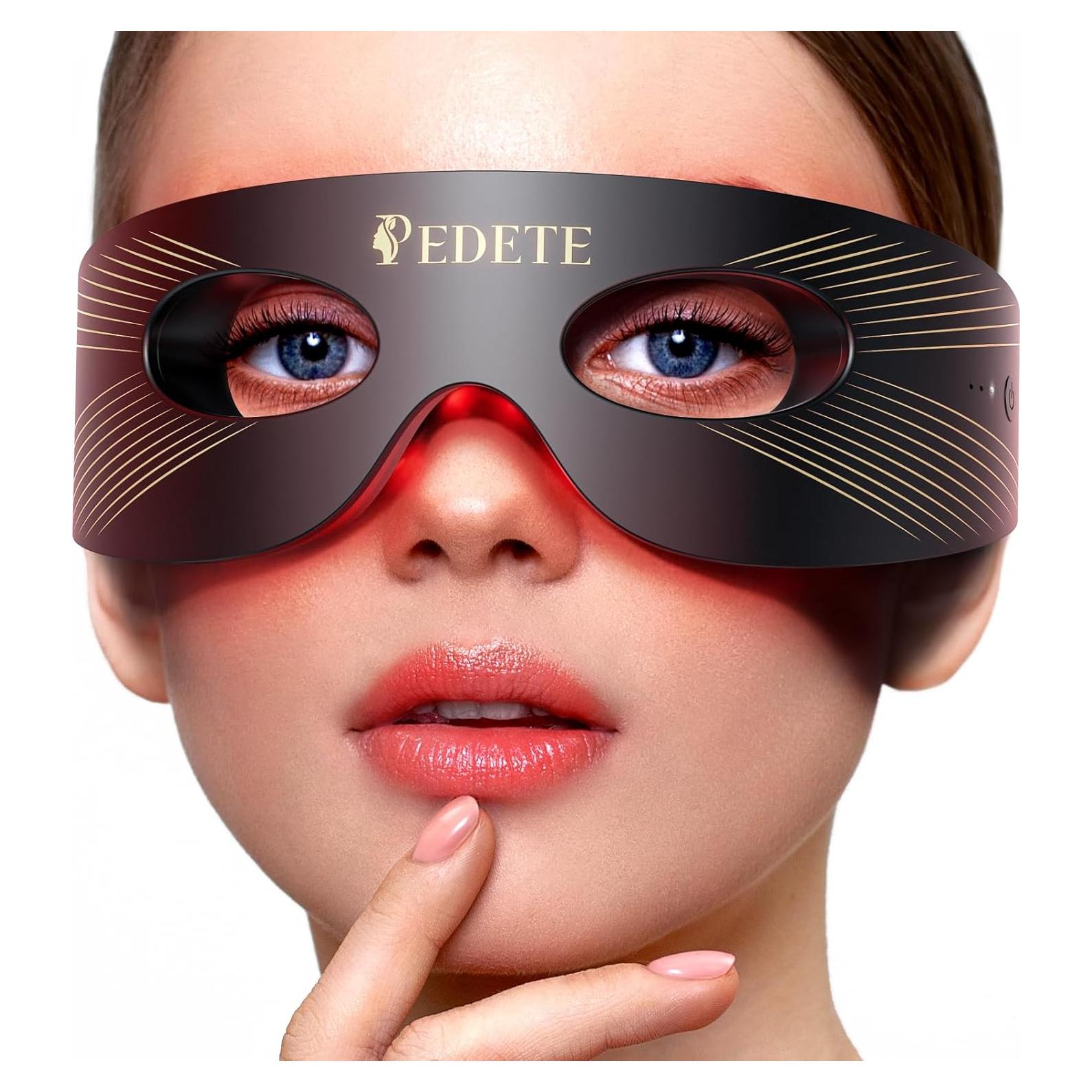 Máscara de Luz Roja para Ojos Pedete 3 Modos 141.75g