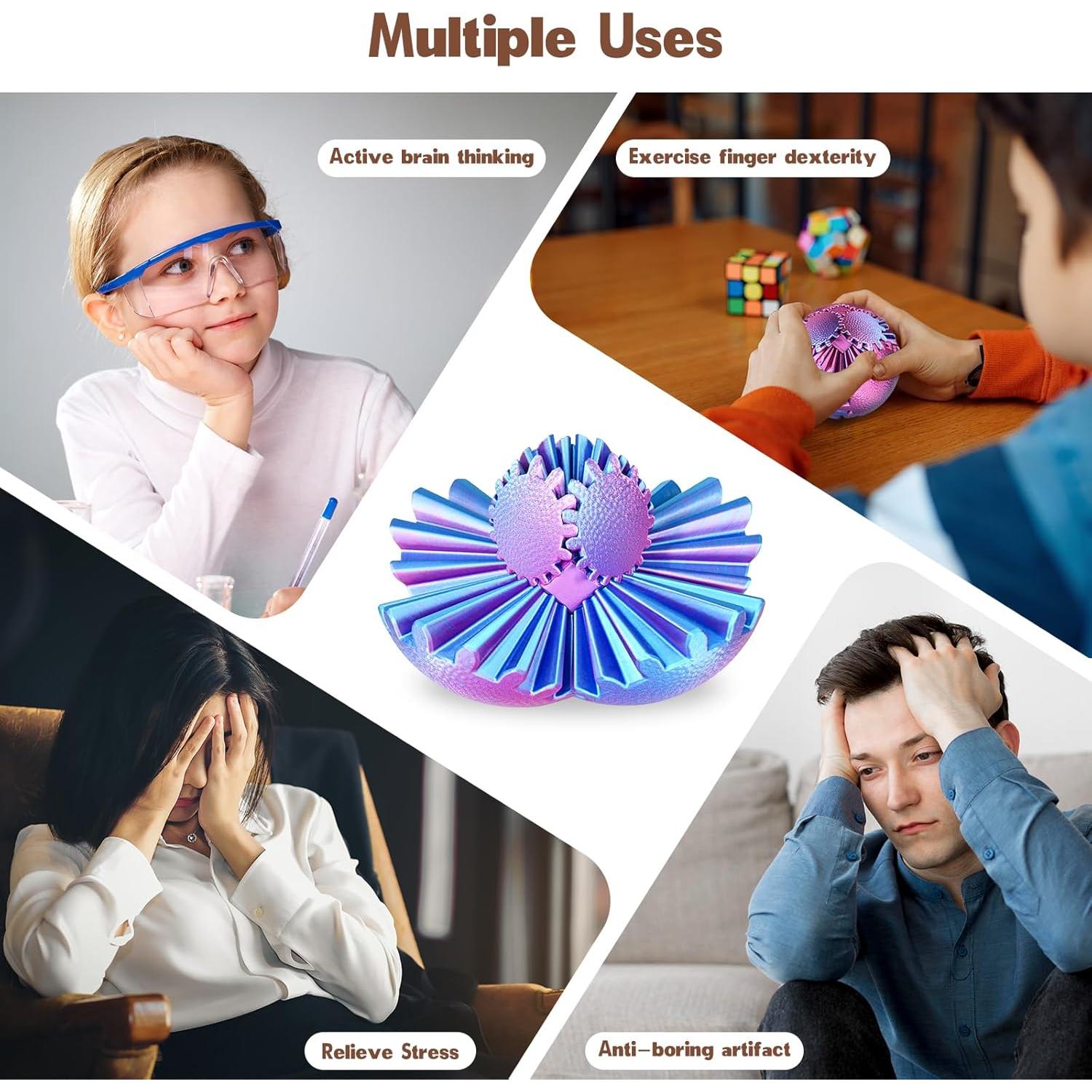 Juguete Antiestrés Gear Ball Olee Odee - Esfera Steampunk 8cm