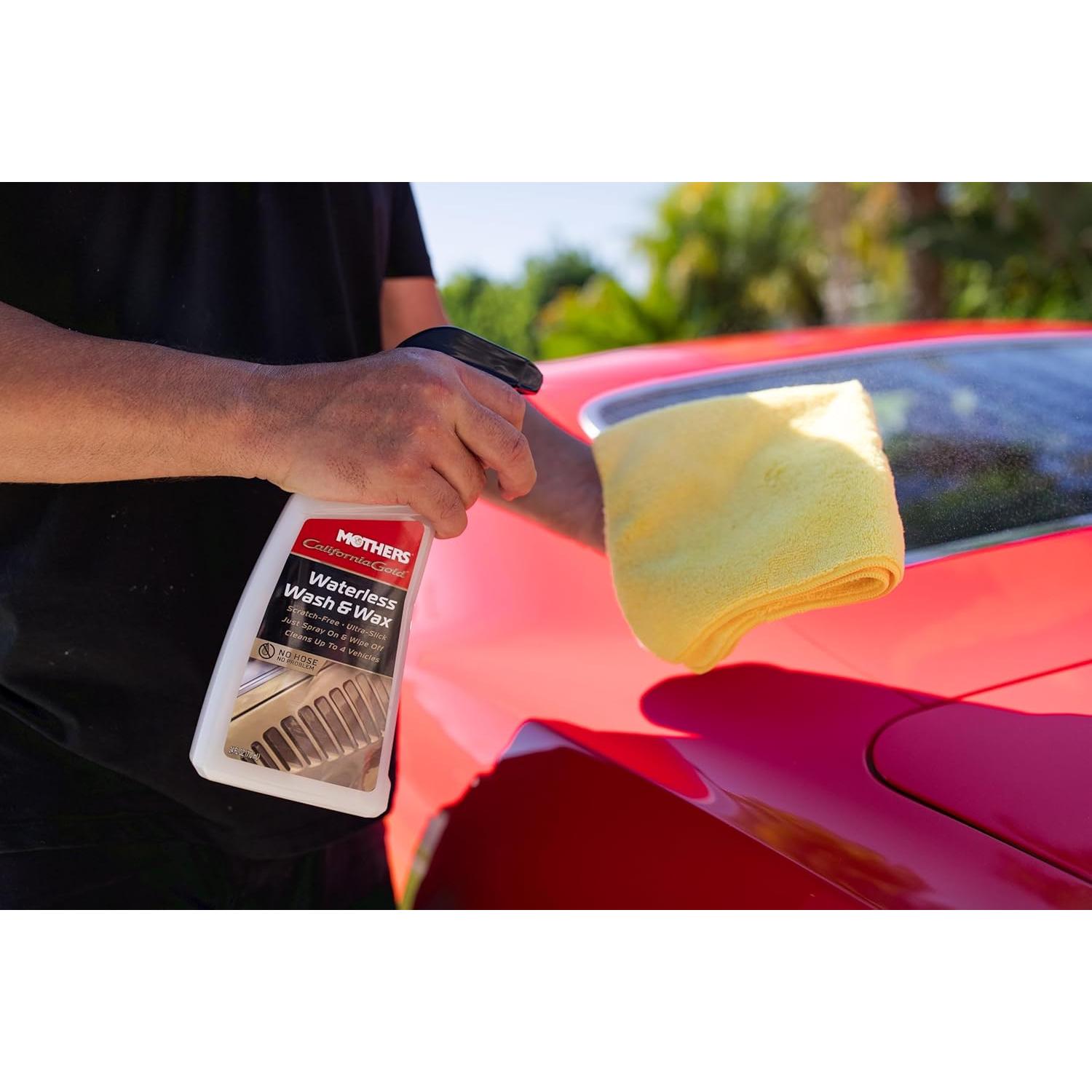 Mothers Lavado y Cera Sin Agua 24 oz - Cuidado Automotriz